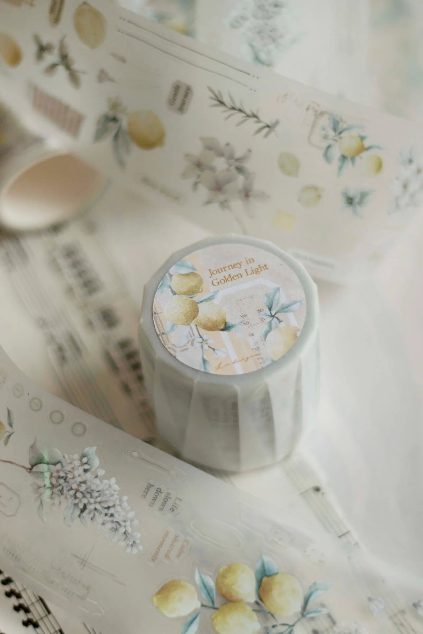 Loi Design - Journey in Golden Light Die-Cut Matte PET Tape