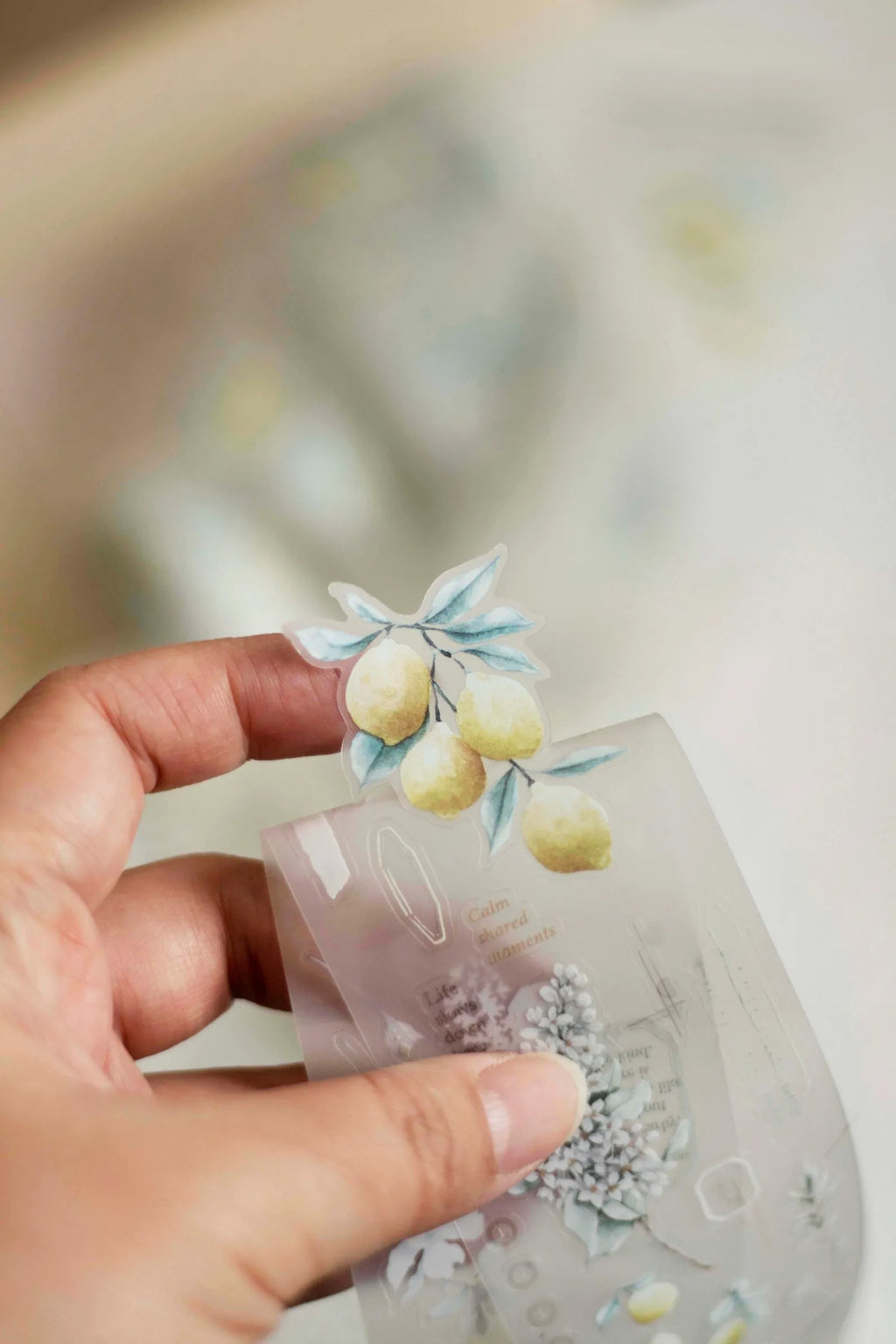 Loi Design - Journey in Golden Light Die-Cut Matte PET Tape