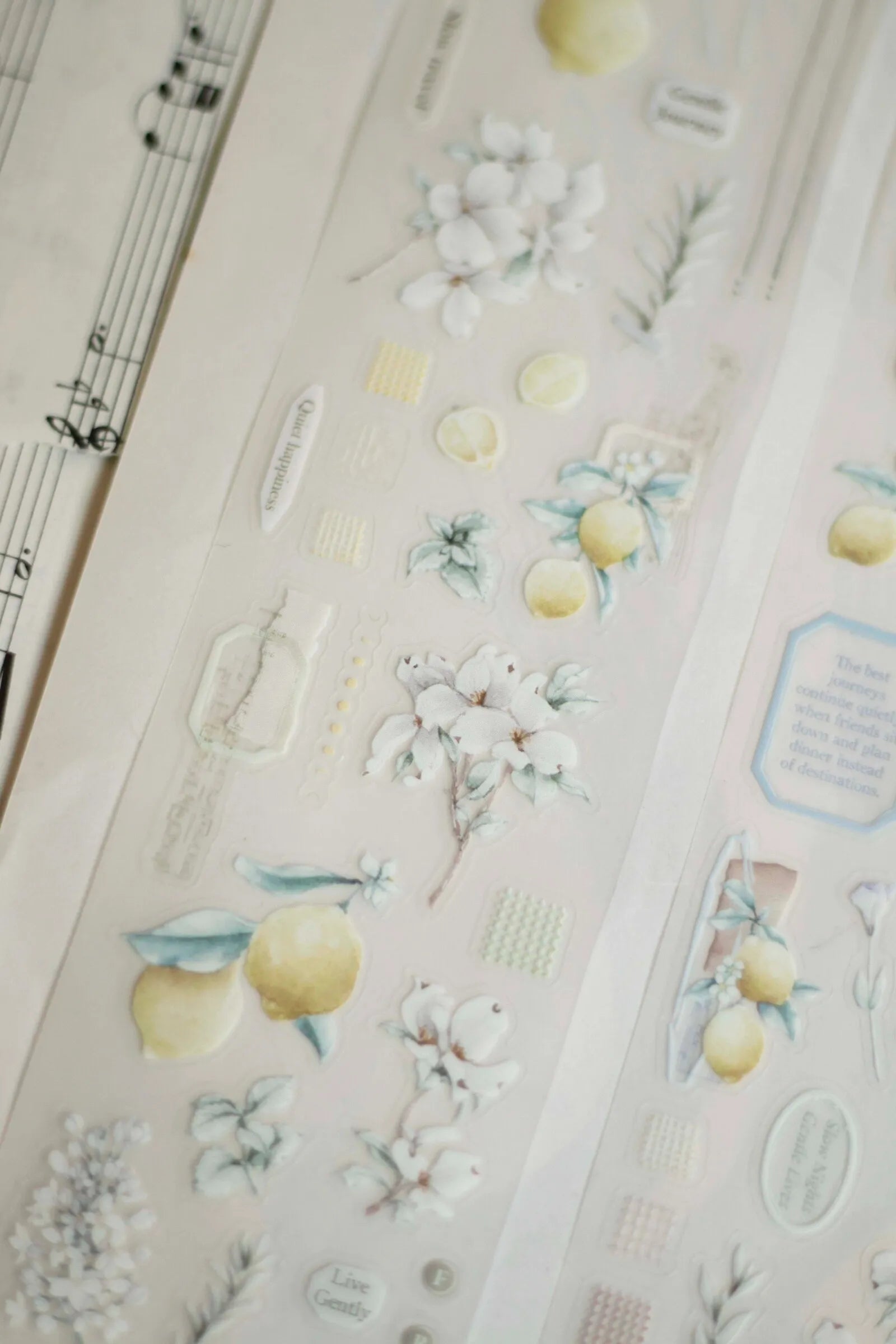 Loi Design - Journey in Golden Light Die-Cut Matte PET Tape