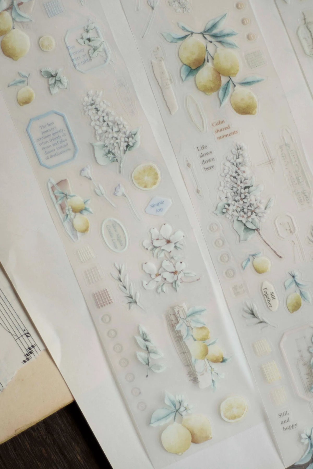 Loi Design - Journey in Golden Light Die-Cut Matte PET Tape