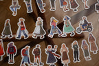 La Dolce Vita - We Move Forward Happily Tin Box Sticker Set
