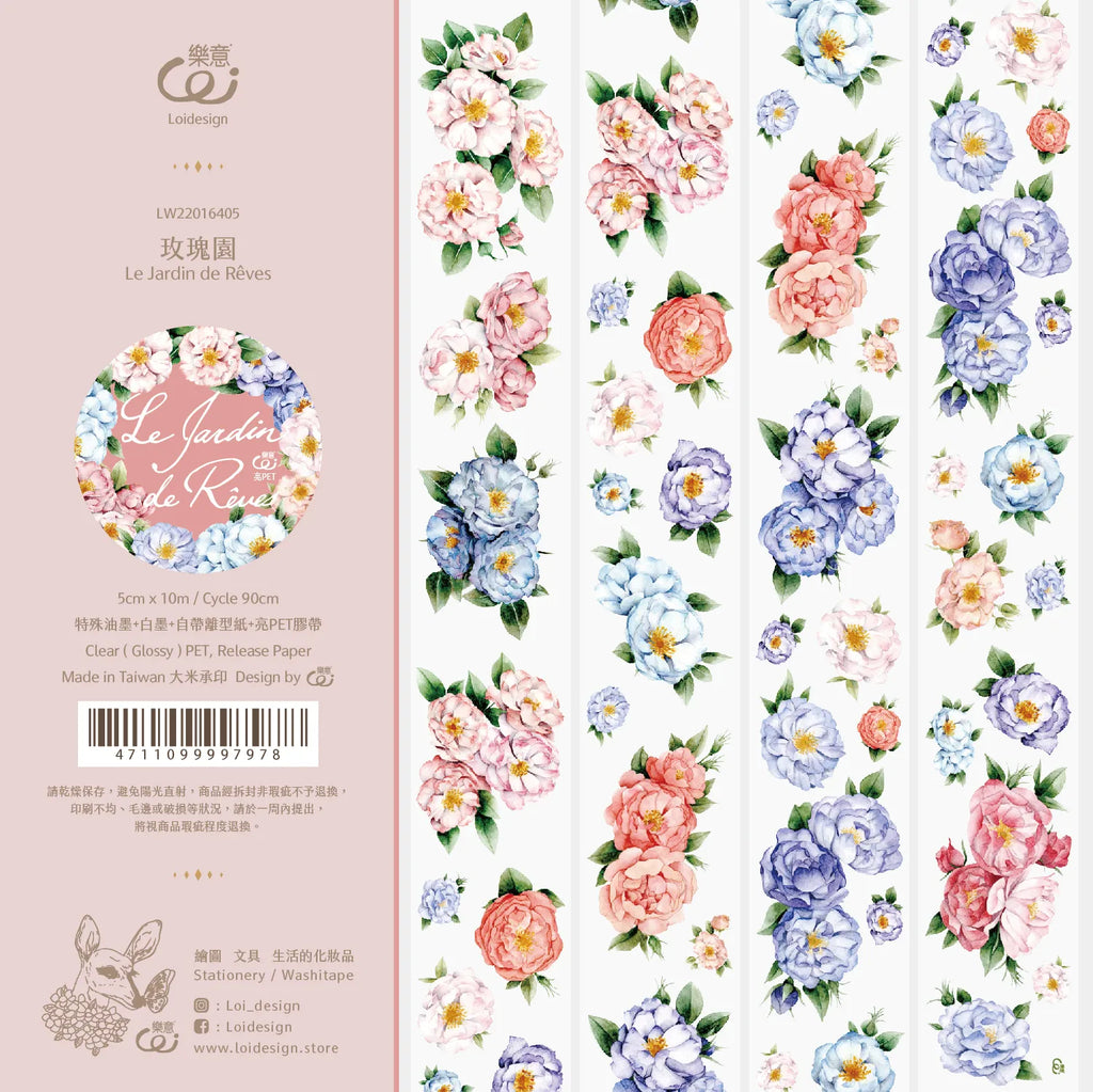 Loi Design - Le Jardin de Rêves PET Tape