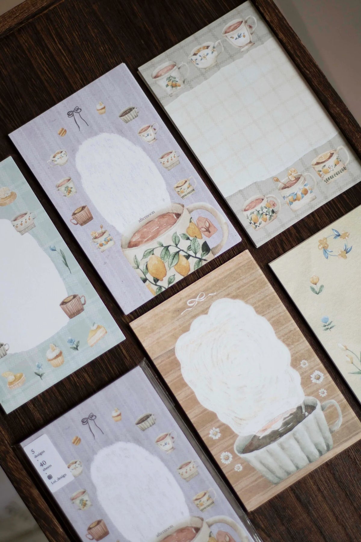Loi Design - Lemon Mug Mini 6 Memo Pad
