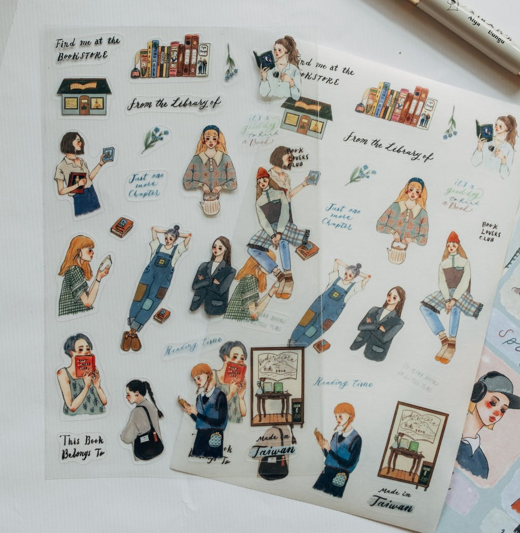 La Dolce Vita - Life in a Bookstore Sticker Set