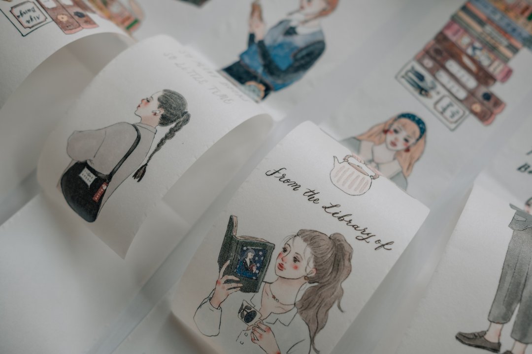 La Dolce Vita - Life in a Bookstore Washi Tape