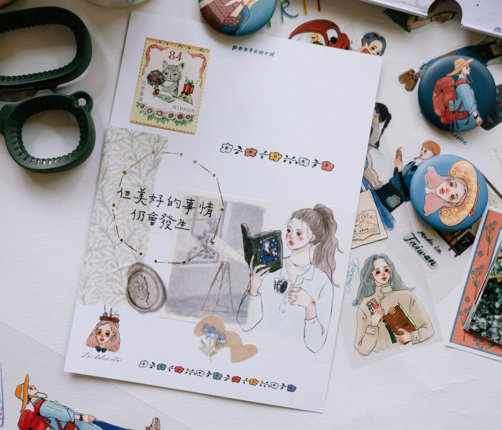 La Dolce Vita - Life in a Bookstore Washi Tape