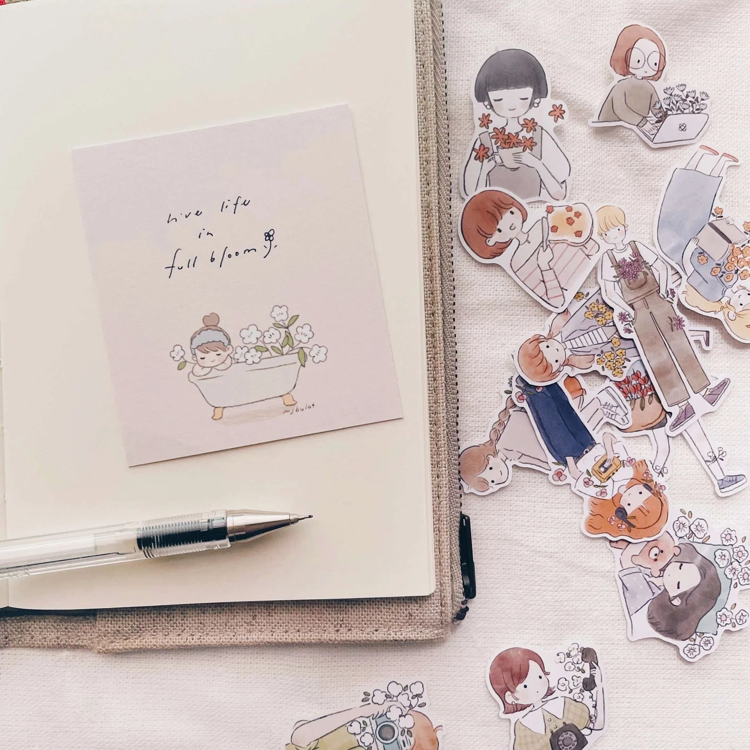 msbulat - Live in Full Bloom Sticker Pack