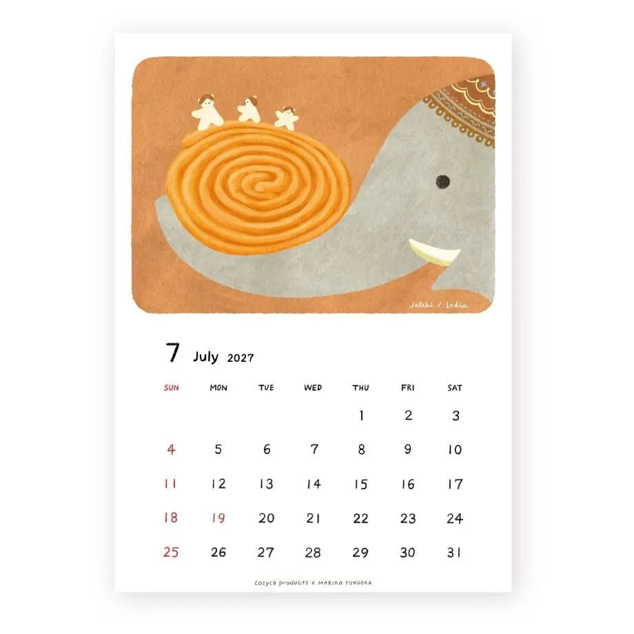 Cozyca - Mariko Fukuoka 2027 Calendar