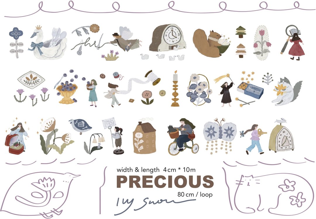 [Pre-Order] IvySnow - Precious PET Tape