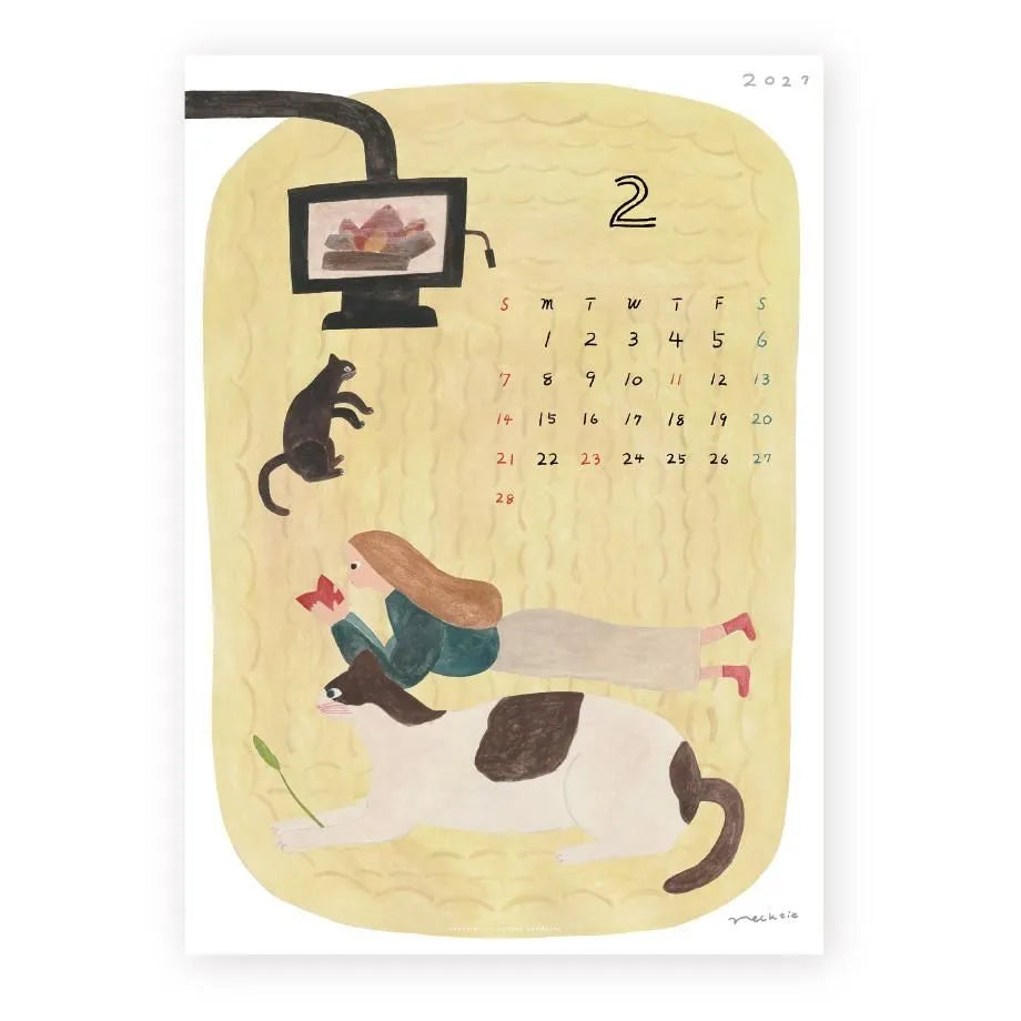 Cozyca - Necktie 2027 Calendar