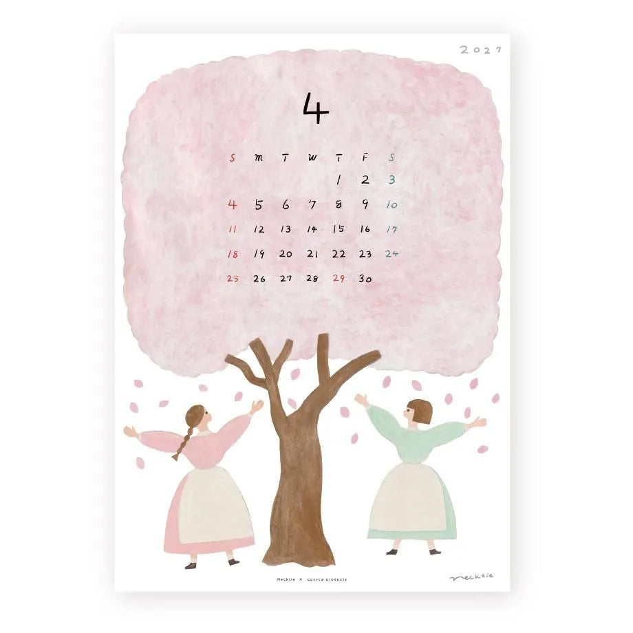 Cozyca - Necktie 2027 Calendar