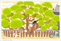 TabiNeko - On the Manju Tree Postcard