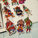 Yarnball - God Bless Bobby Sticker Set