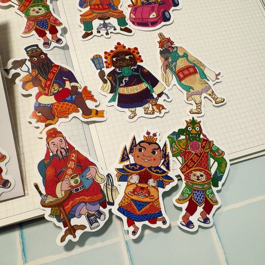 Yarnball - God Bless Bobby Sticker Set