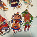Yarnball - God Bless Bobby Sticker Set