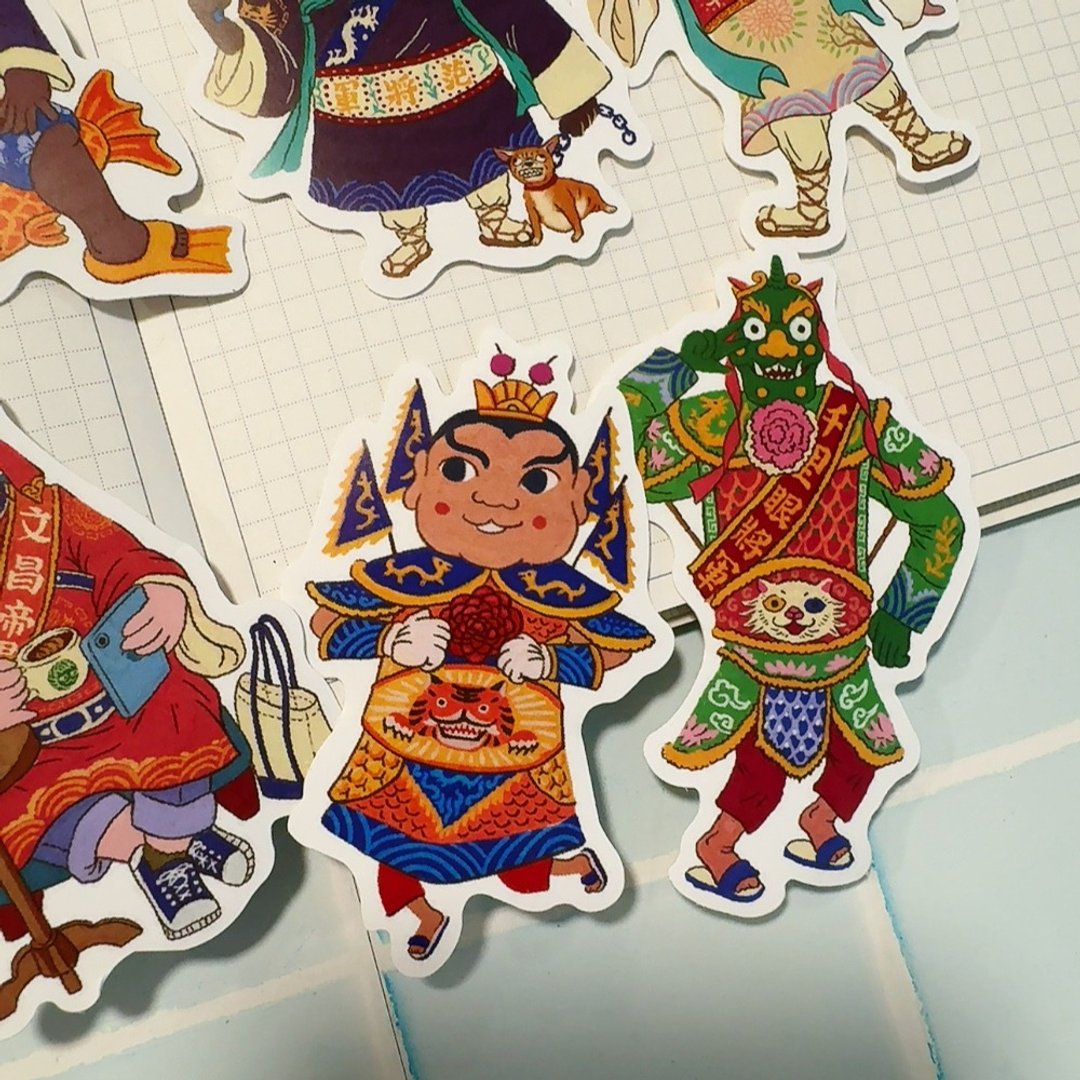 Yarnball - God Bless Bobby Sticker Set