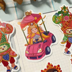 Yarnball - God Bless Bobby Sticker Set