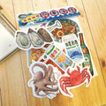 Yarnball - Seafood Restaurant Sticker Set