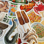 Yarnball - Seafood Restaurant Sticker Set