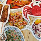 Yarnball - Seafood Restaurant Sticker Set