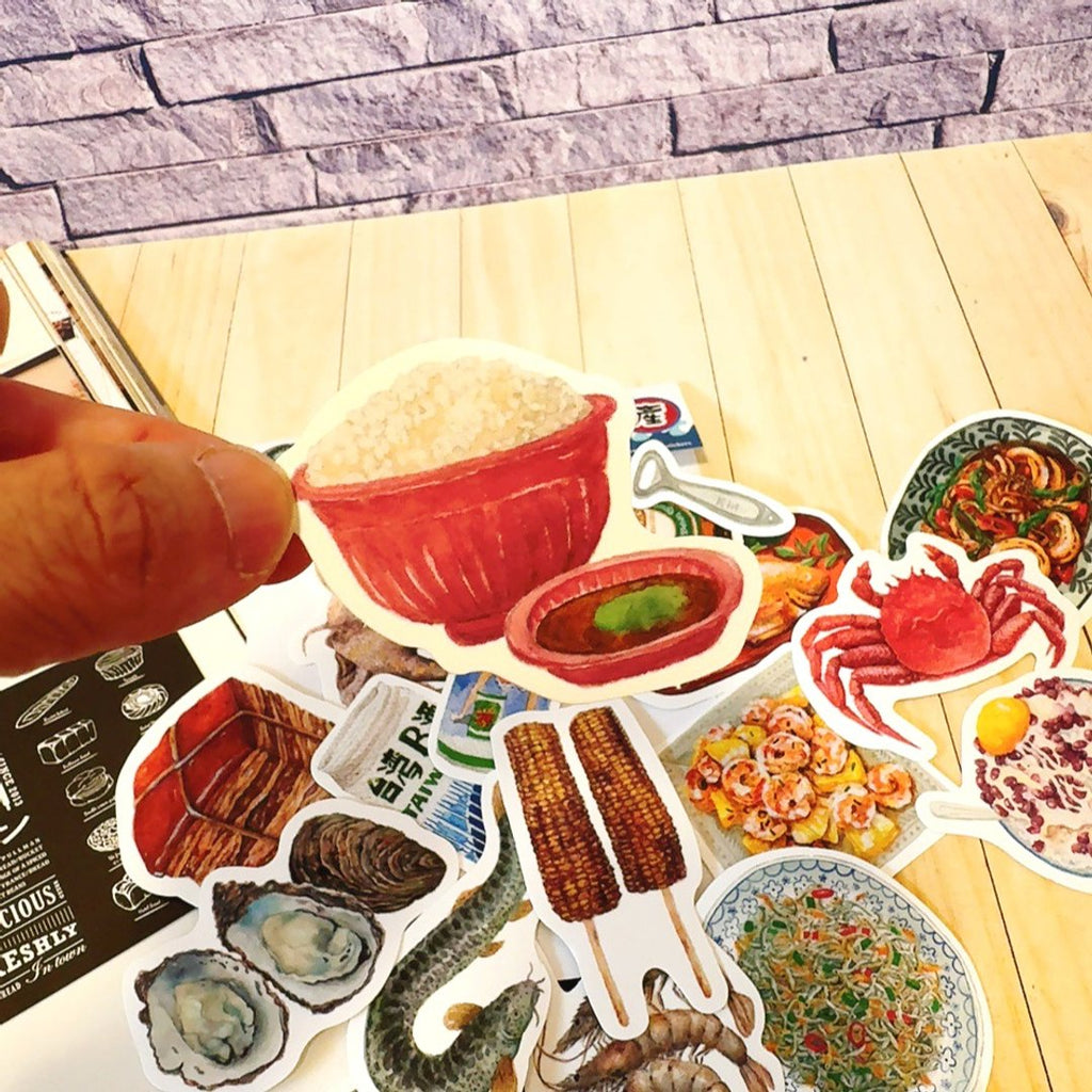 Yarnball - Seafood Restaurant Sticker Set