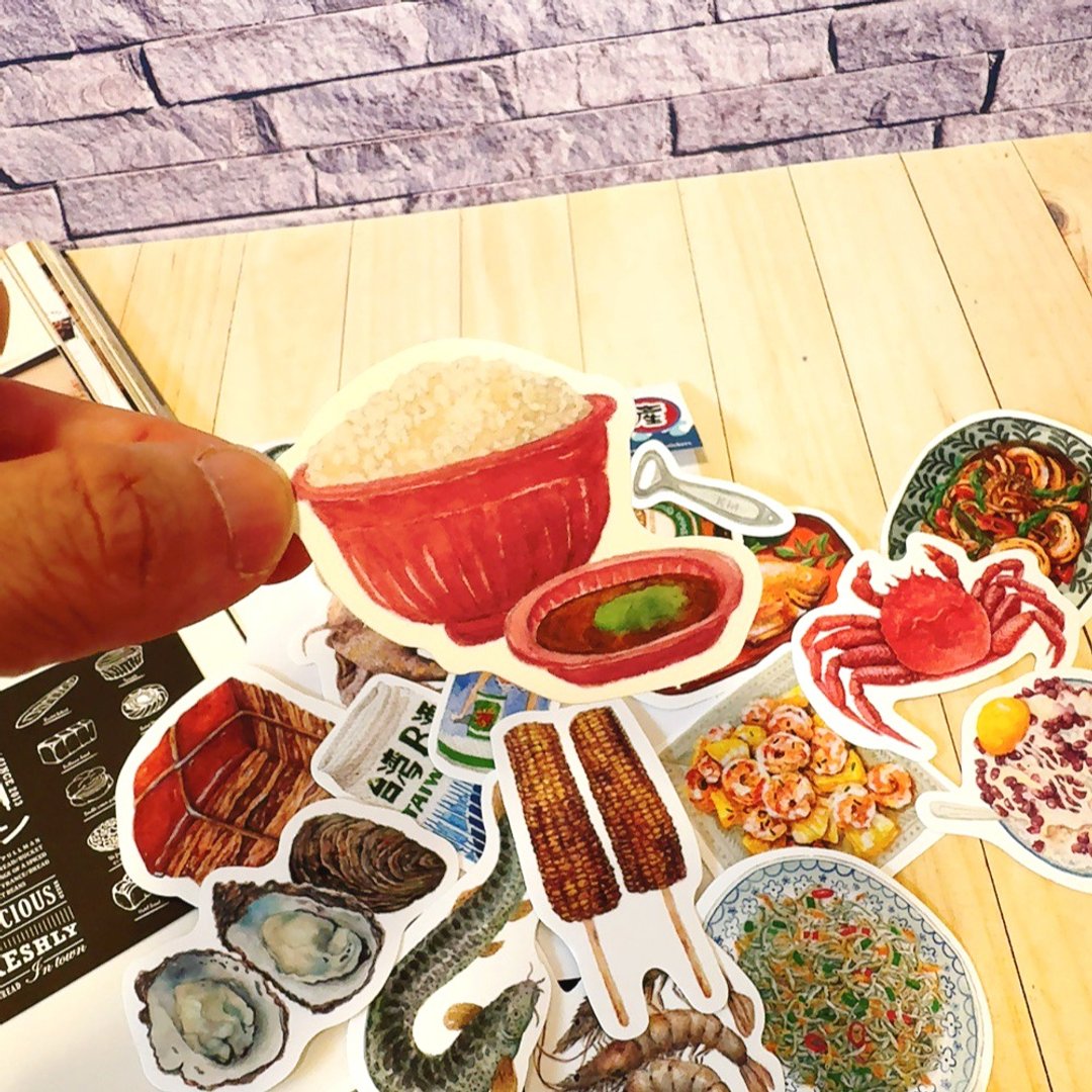 Yarnball - Seafood Restaurant Sticker Set