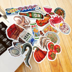 Yarnball - Seafood Restaurant Sticker Set