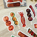 Yarnball - Grilled Skewers Mini Sticker Set