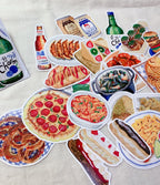 Yarnball - My Food Journey XL Stickers