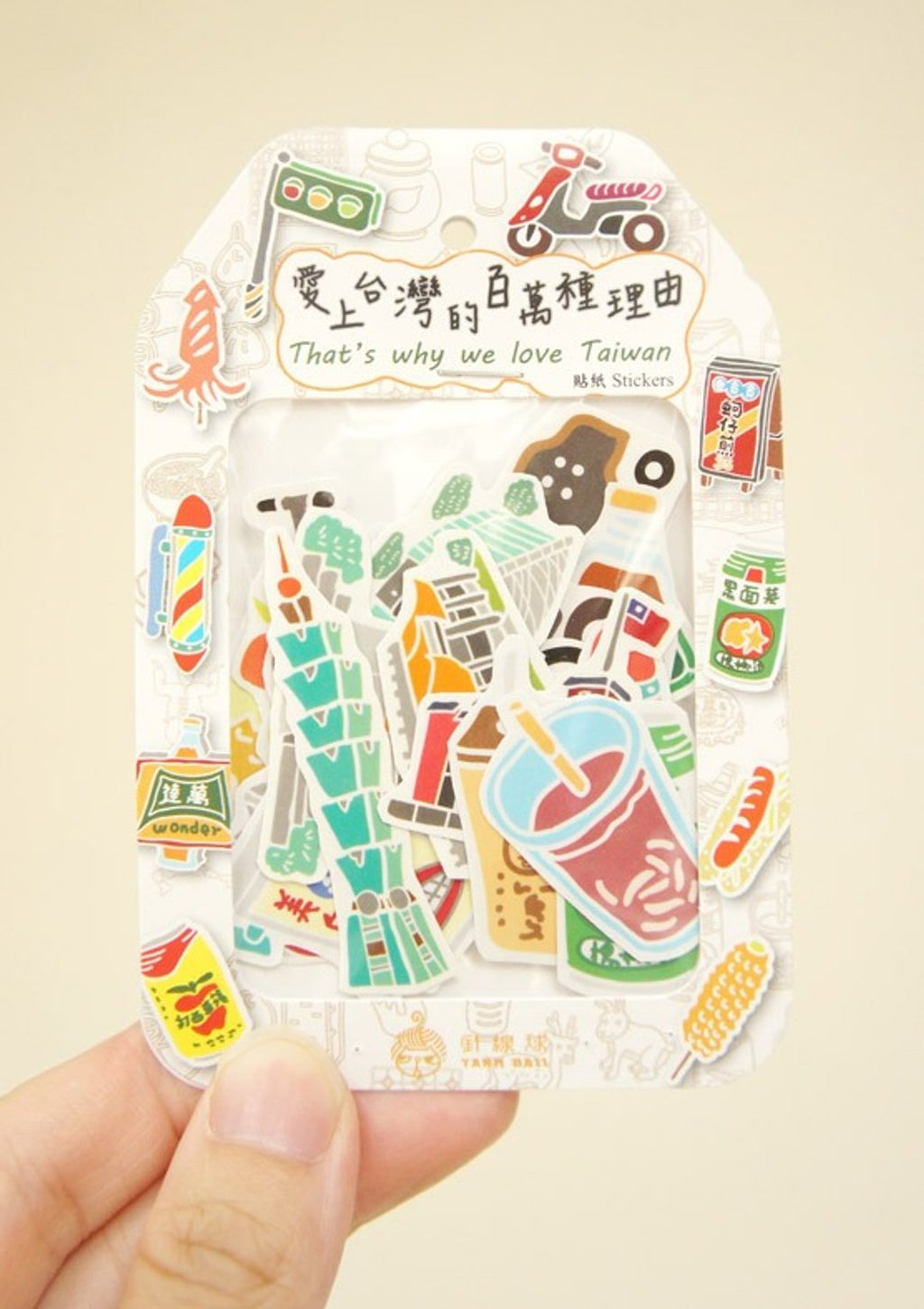 Yarnball - A Million Reasons to Love Taiwan Hand-Cut Mini Stickers