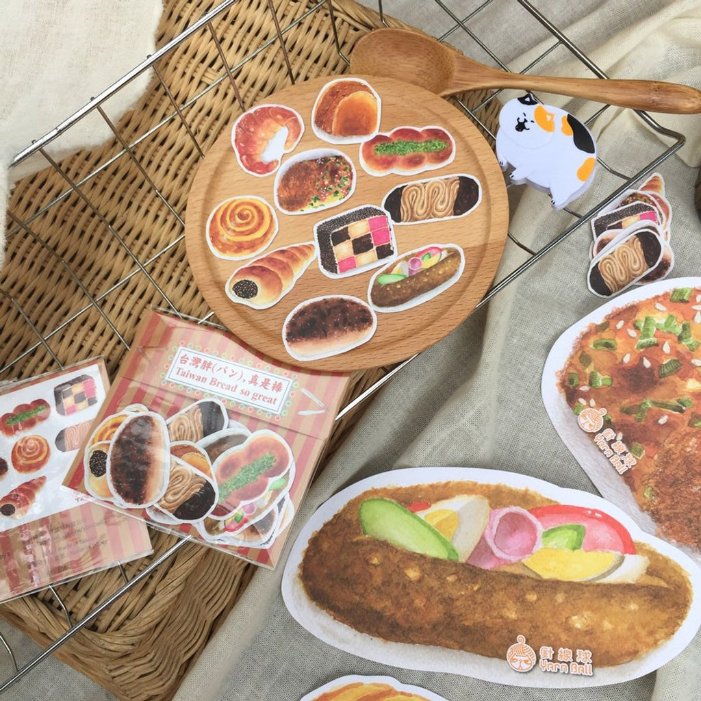 Yarnball - Taiwan Bread Is Awesome Sticker Set