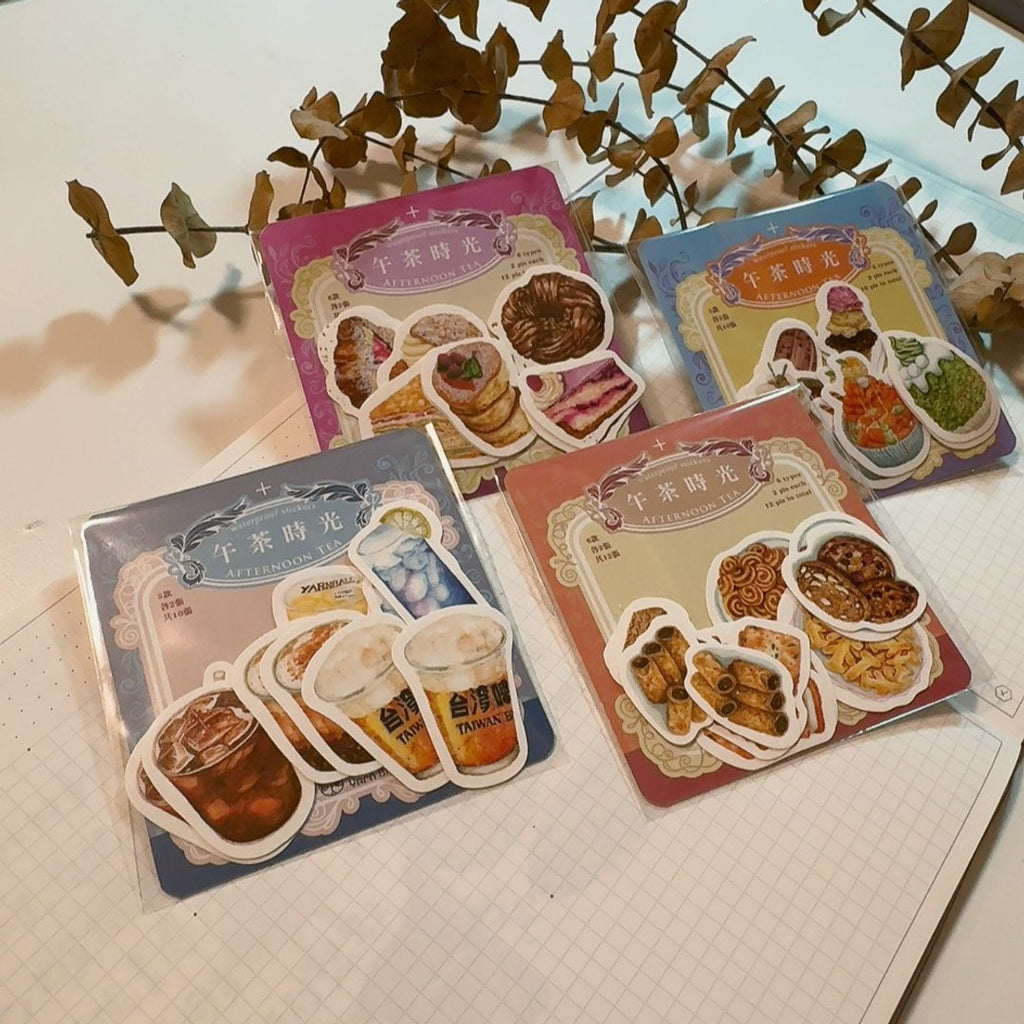 Yarnball - Afternoon Tea Time Mini Sticker Set