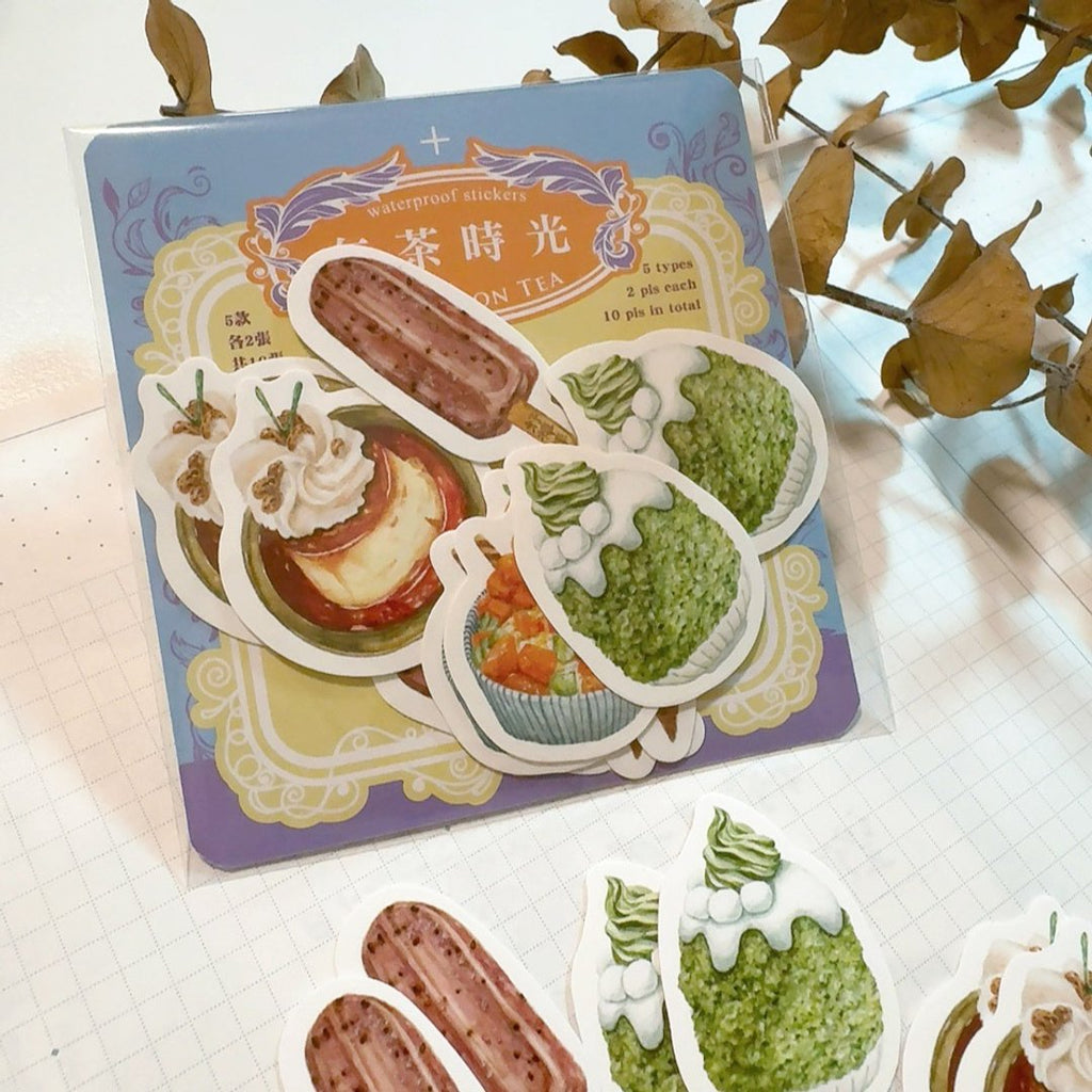 Yarnball - Afternoon Tea Time Mini Sticker Set