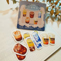 Yarnball - Afternoon Tea Time Mini Sticker Set