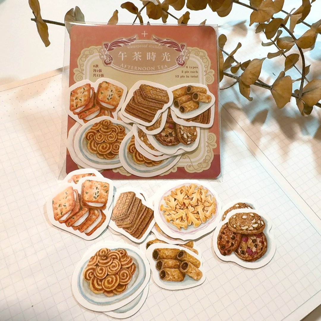Yarnball - Afternoon Tea Time Mini Sticker Set