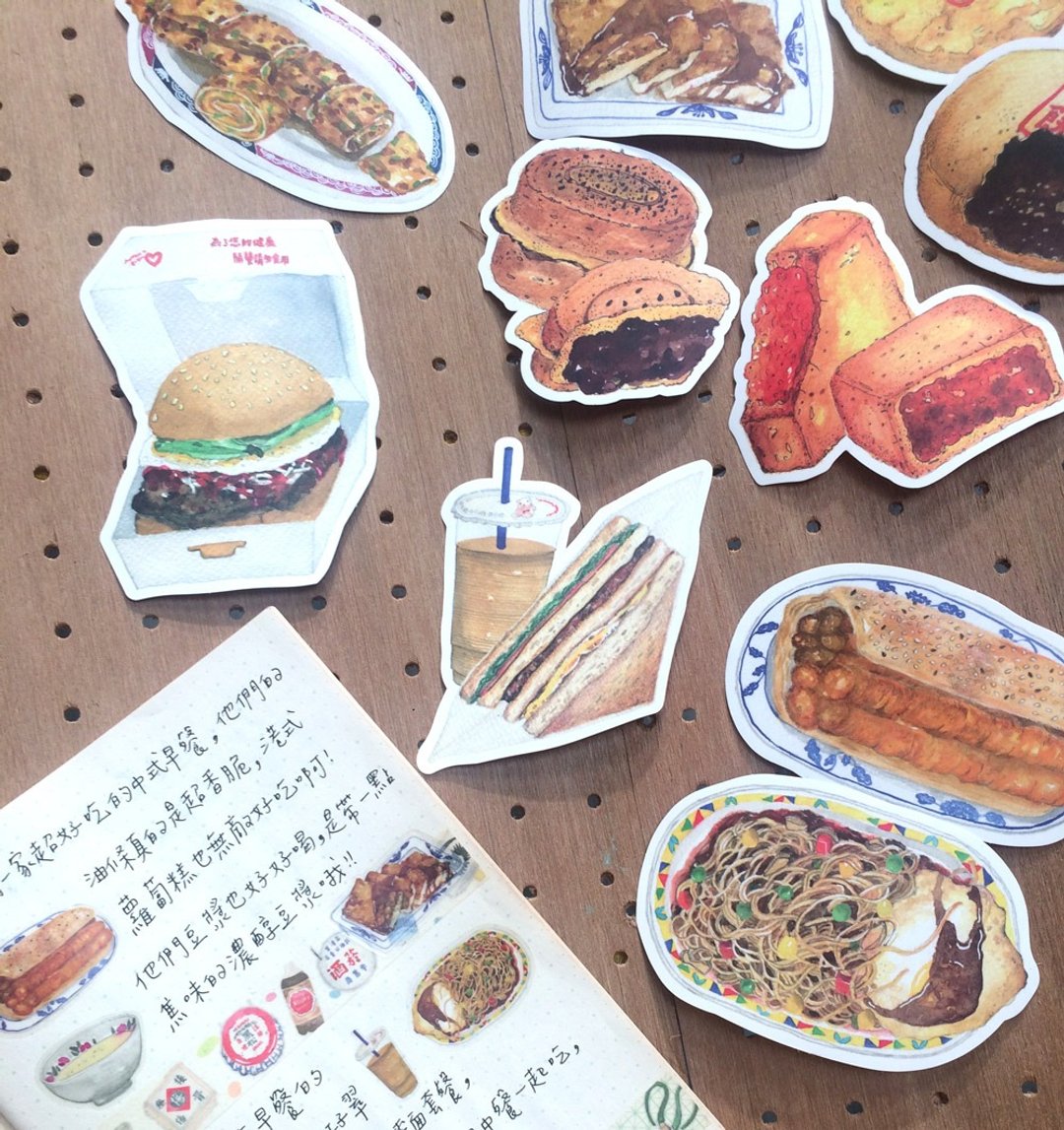 Yarnball - Breakfast & Pastries Stickers