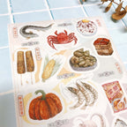 Yarnball - Seafood Washi Stickers