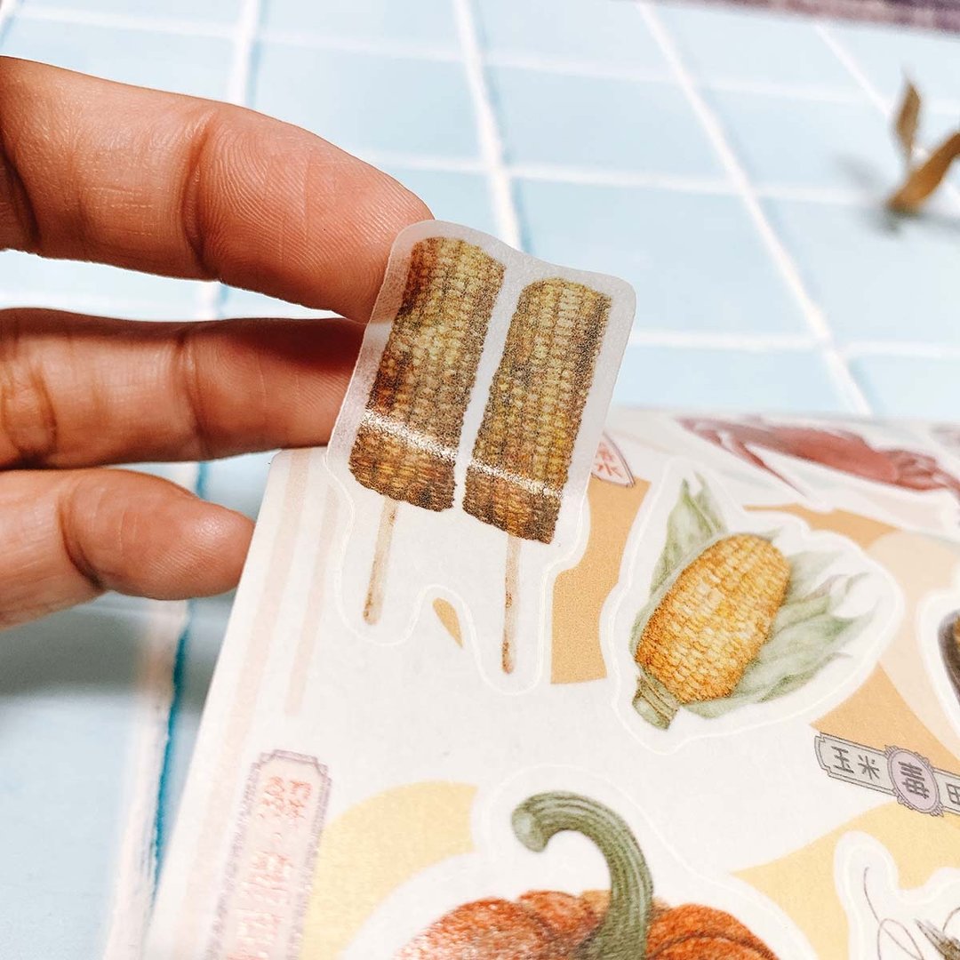 Yarnball - Seafood Washi Stickers