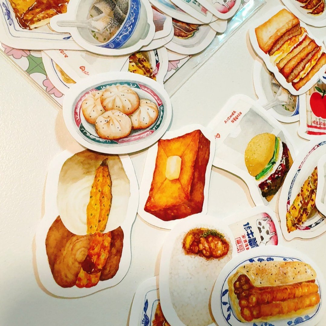 Yarnball - Breakfast Mini Sticker Set