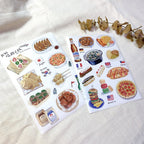 Yarnball - Food Journey Washi Stickers