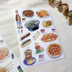 Yarnball - Food Journey Washi Stickers