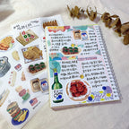 Yarnball - Food Journey Washi Stickers