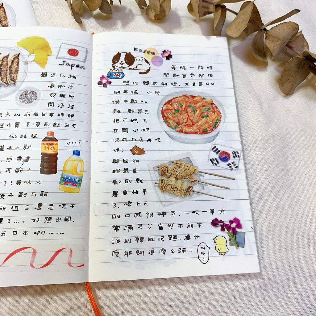 Yarnball - Food Journey Washi Stickers