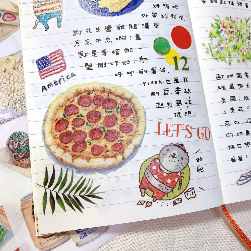 Yarnball - Food Journey Washi Stickers