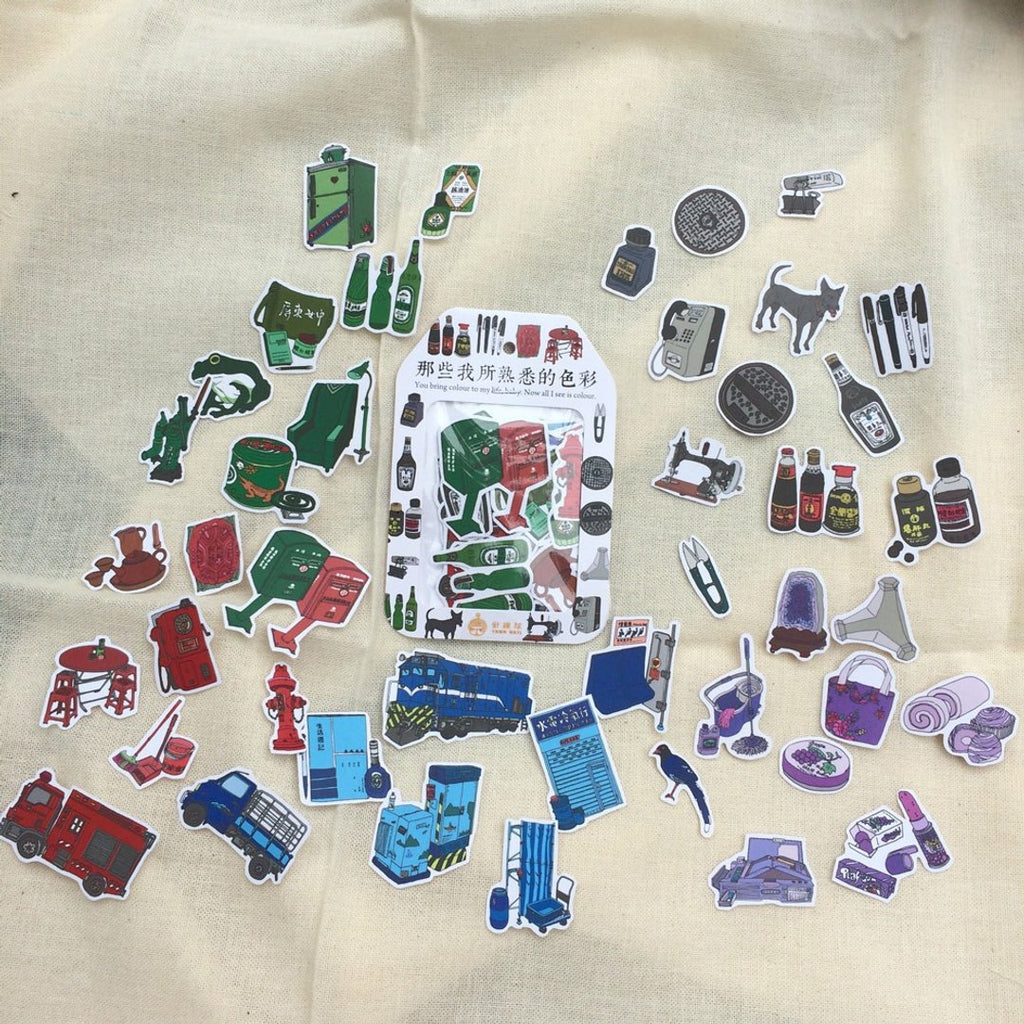 Yarnball - Familiar Colors Sticker Set