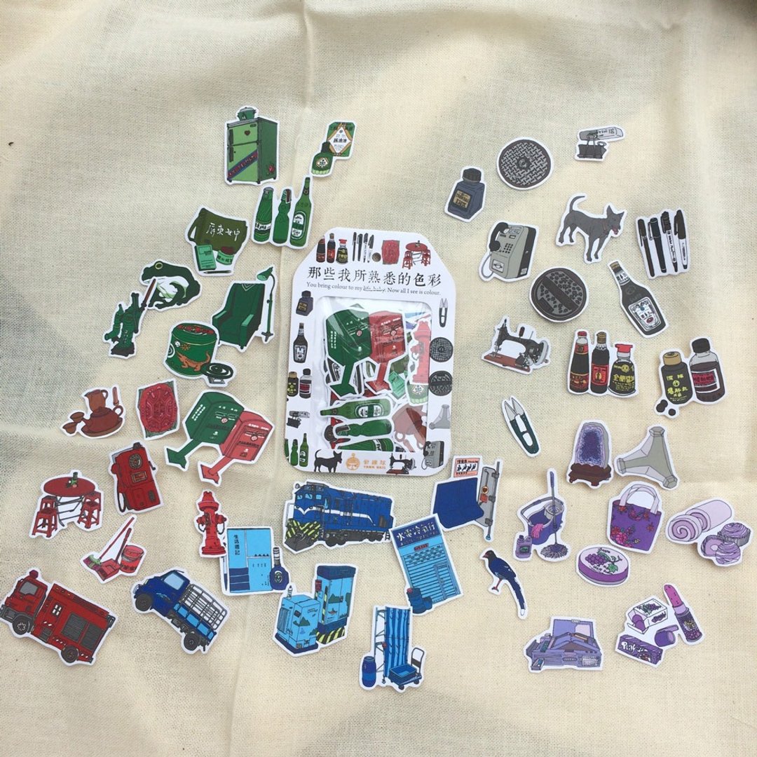 Yarnball - Familiar Colors Sticker Set