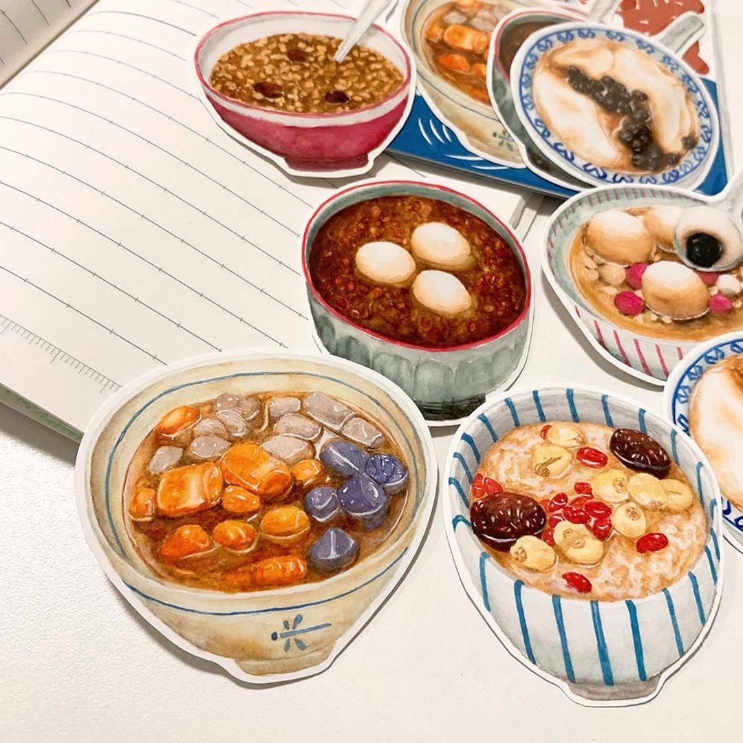 Yarnball - Sweet Desserts Sticker Set