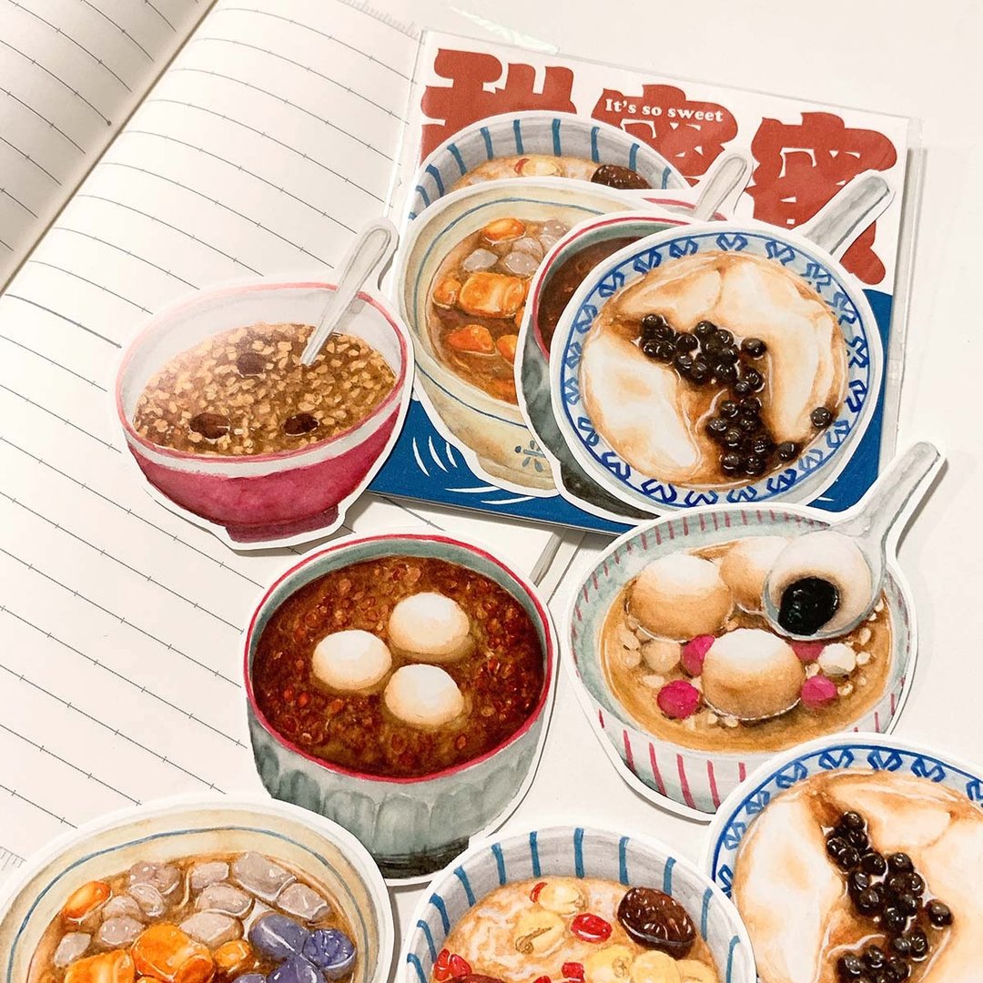 Yarnball - Sweet Desserts Sticker Set