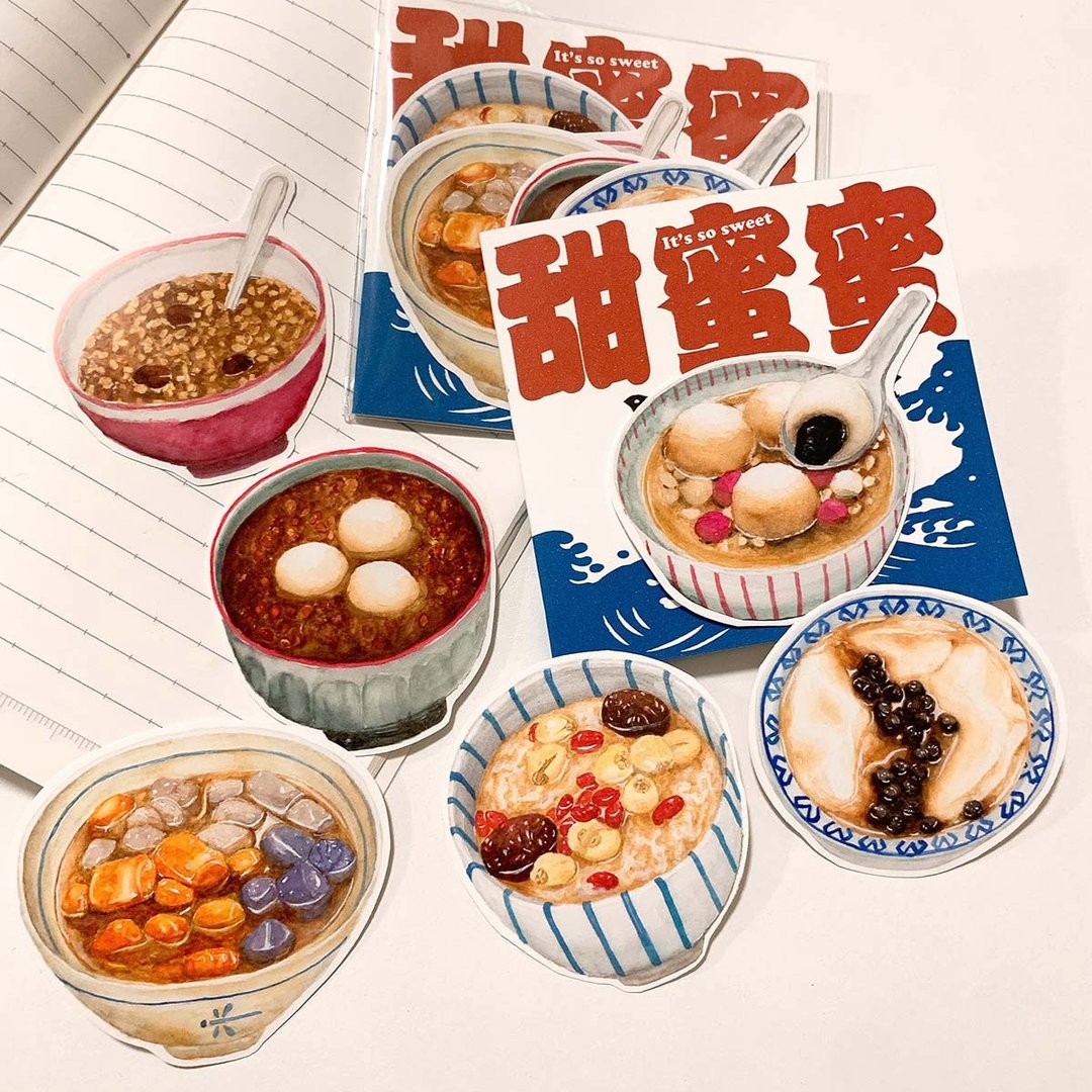 Yarnball - Sweet Desserts Sticker Set