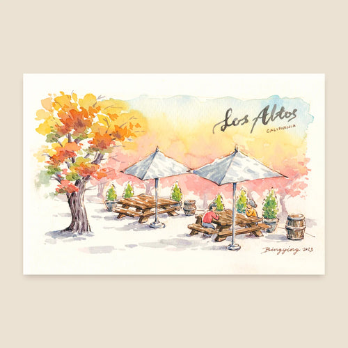 Bingying - Autumn afternoon in Los Altos, California